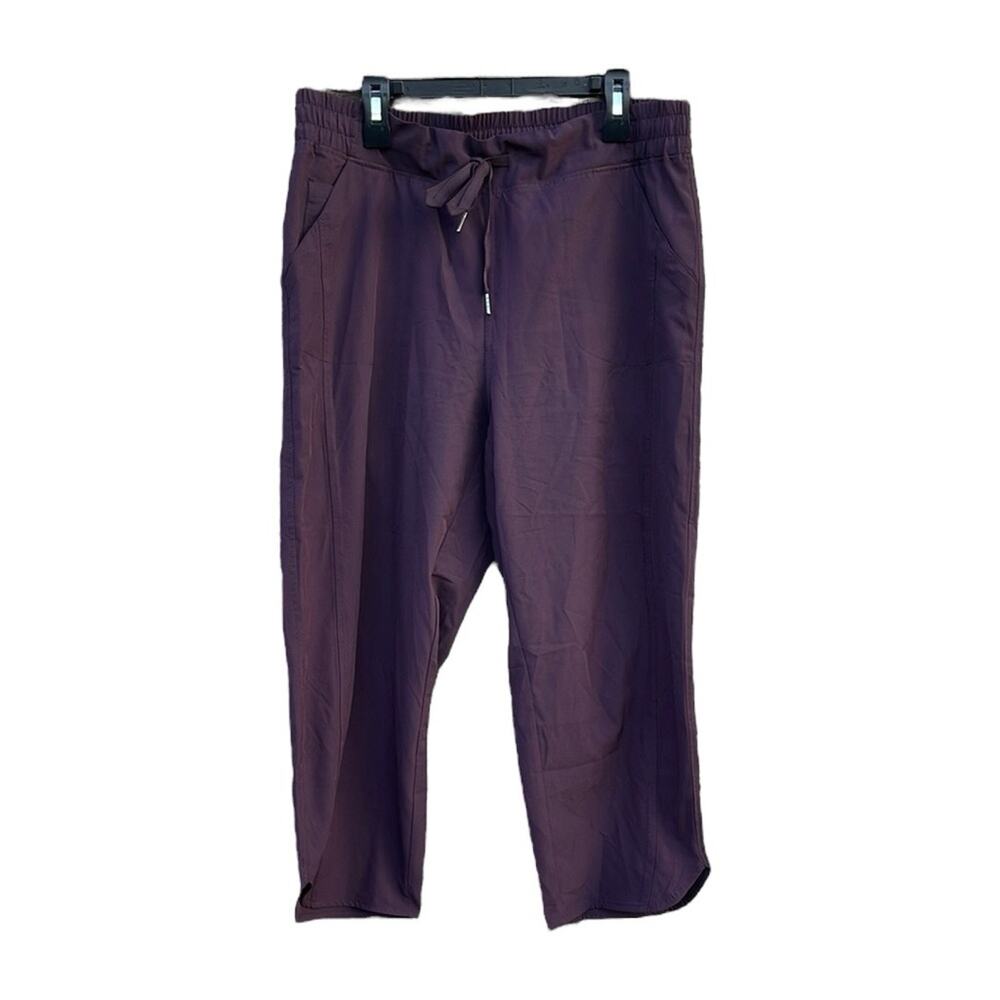 Marika Dark Purple Drawstring Pants size medium - Picture 2 of 7
